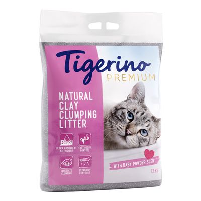 2 x 12 kg Tigerino Premium Katzenstreu zum Sonderpreis!