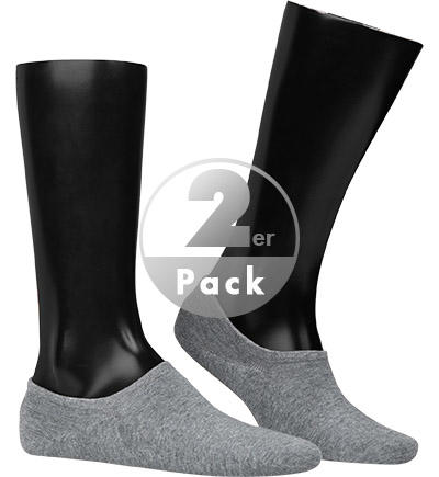 Tommy Hilfiger, Sneakersocken, Baumwolle, hellgrau meliert