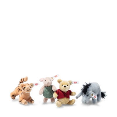 Disney Winnie Puuh Set 95. Jubiläum, 11 cm, mehrfarbig
