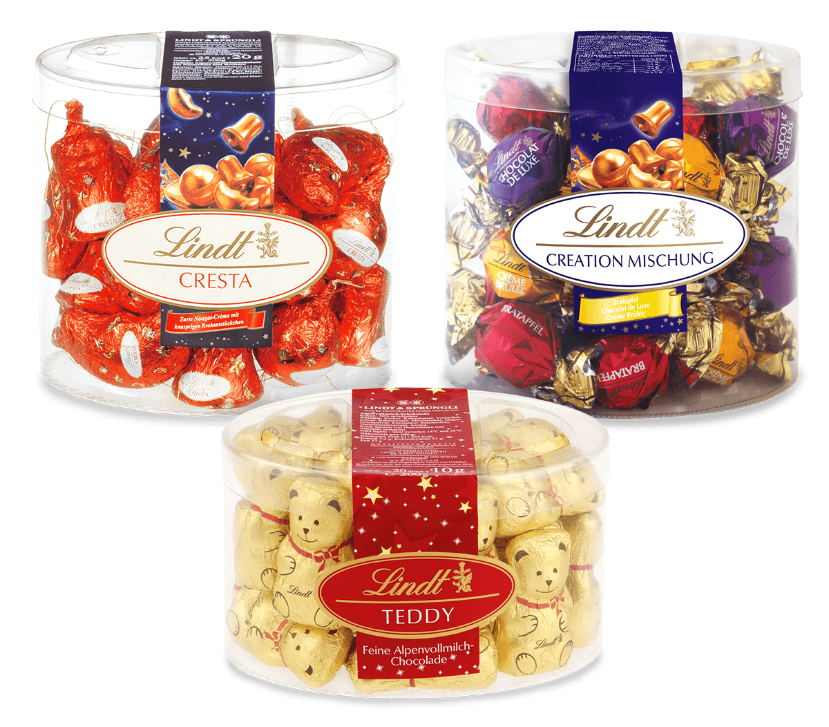 Lindt Köcher Weihnachtsset, 1060g