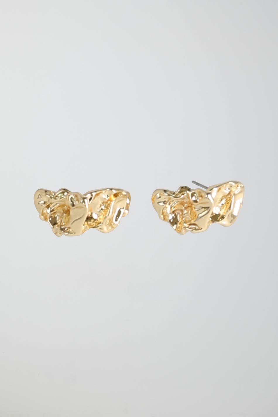 Crinkled earrings