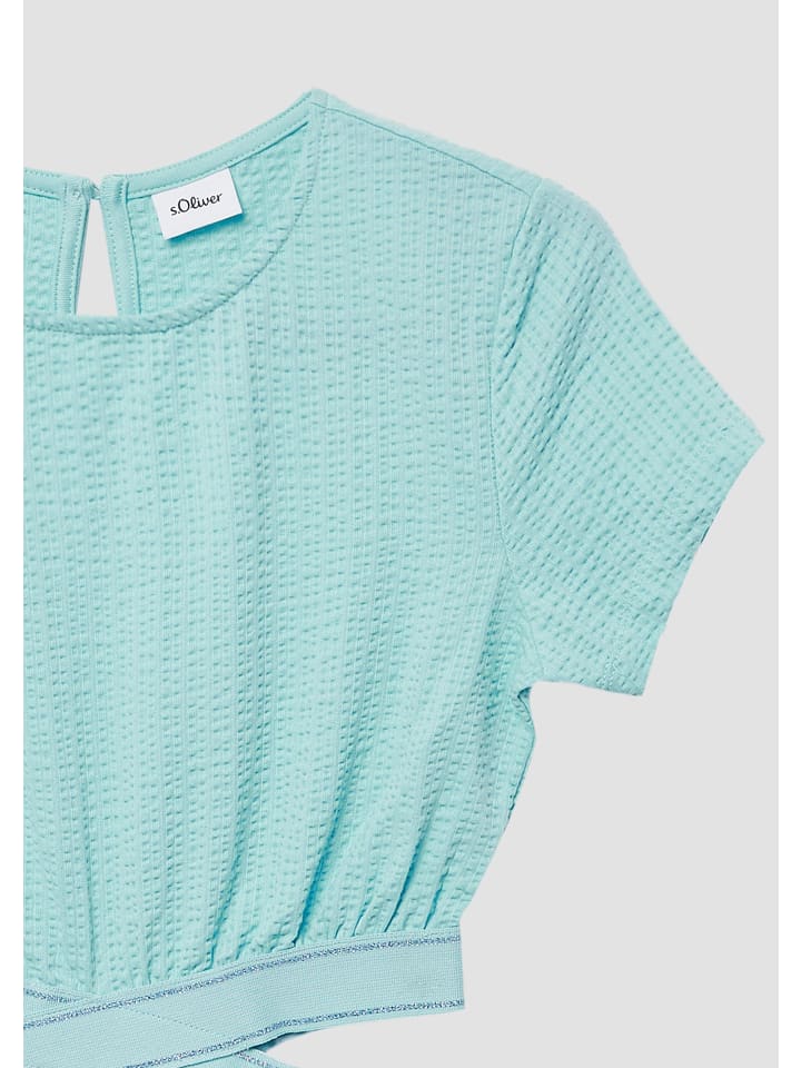 s.Oliver Kleid kurz in Türkis günstig kaufen