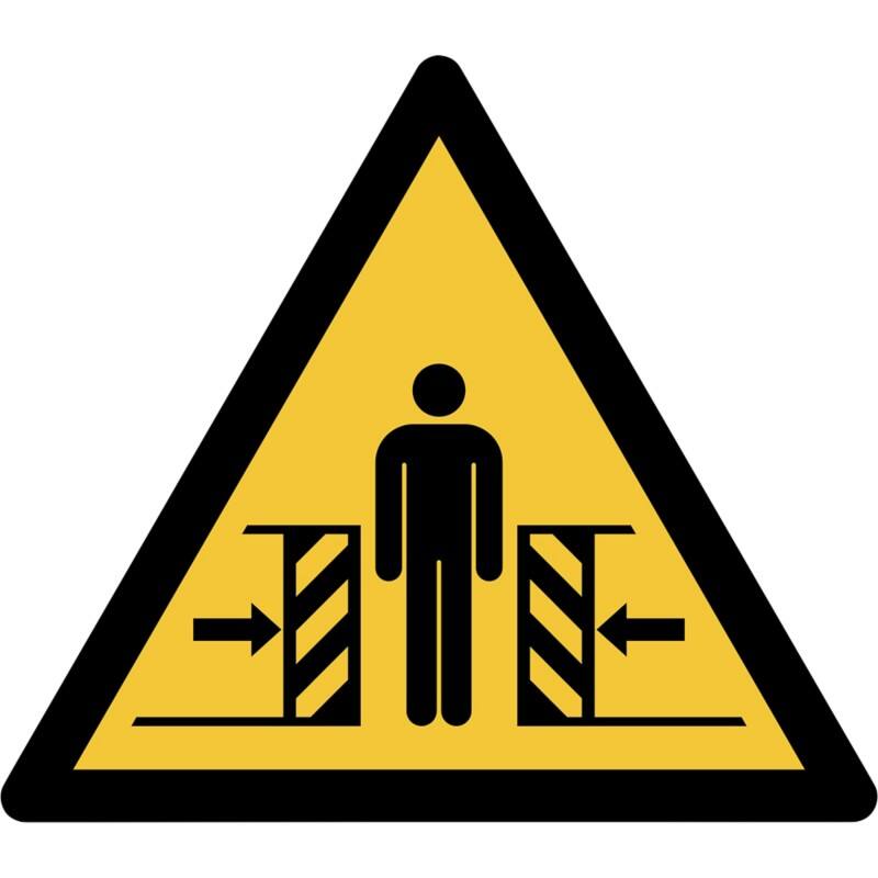 Djois Warnschild Warnung vor Quetschgefahr Klebstoff, einschraubbar PP (Polypropylen) 20 (B) x 0,14 (H) cm 3 Stück