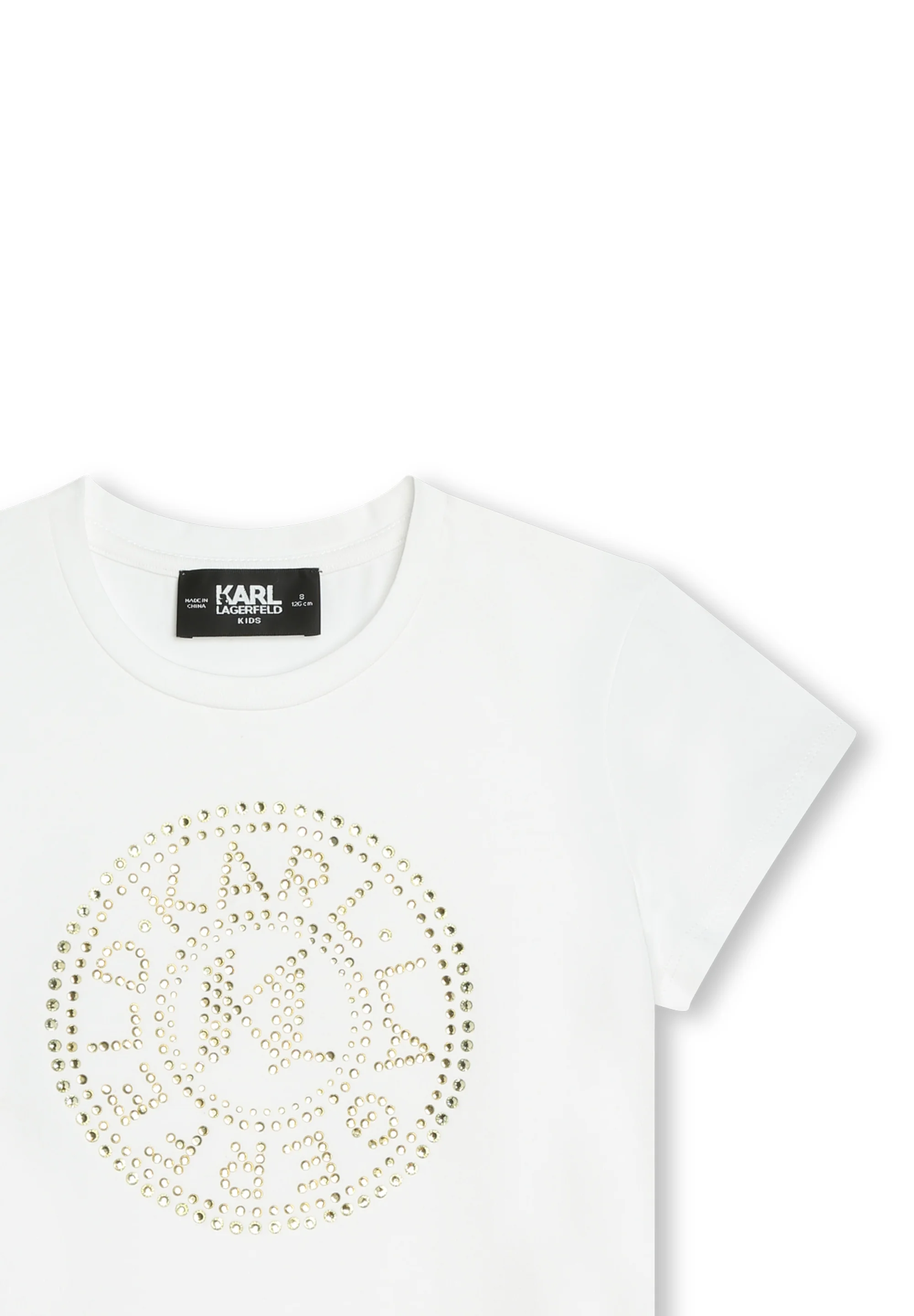 Camiseta infantil con estampado de KARL LAGERFELD