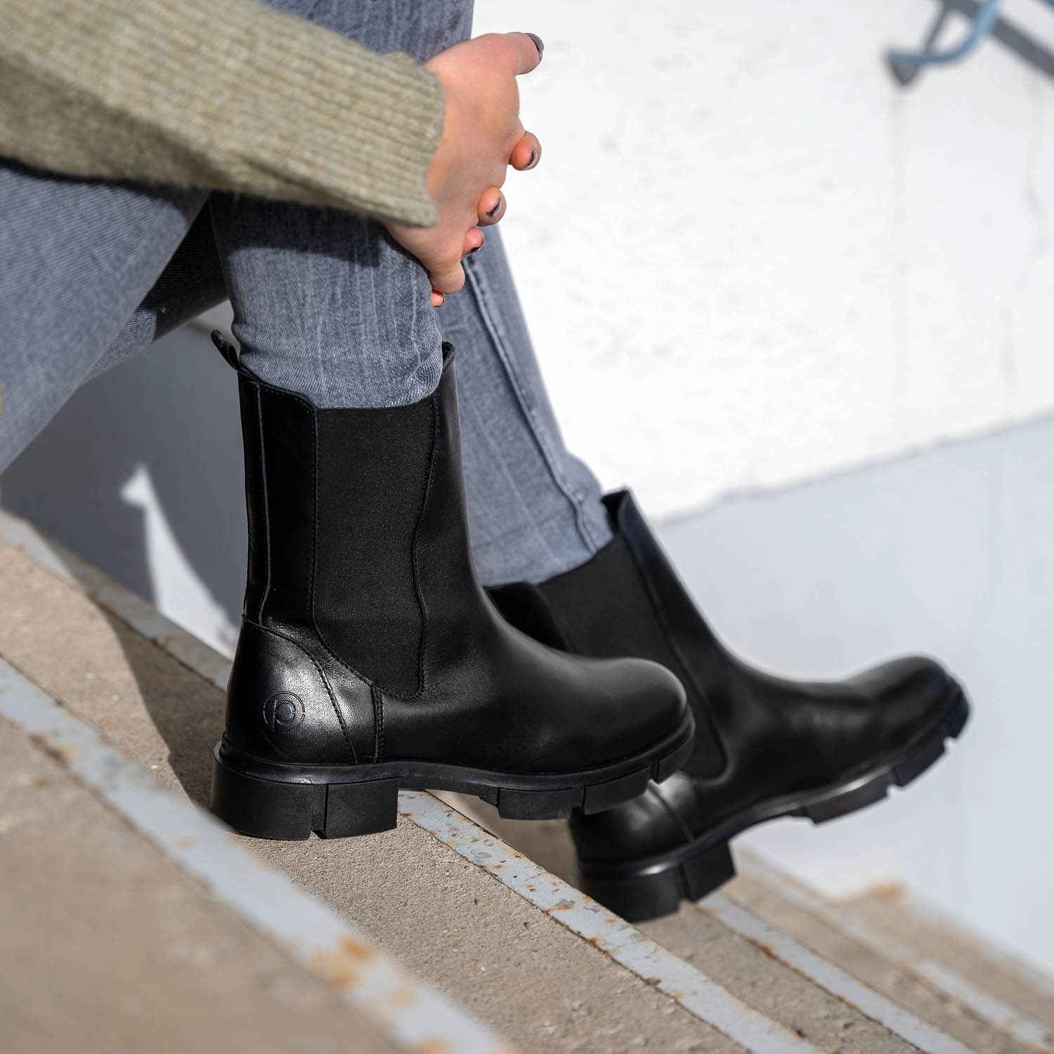 Palado Syros, Chelsea Boots, Damen, Black/Black