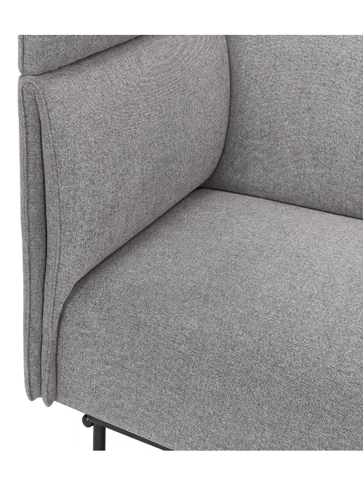 KADIMA DESIGN Rechtes Sofa aus Textil in Grau | Minimalistisch Modern in Grau günstig kaufen onesize