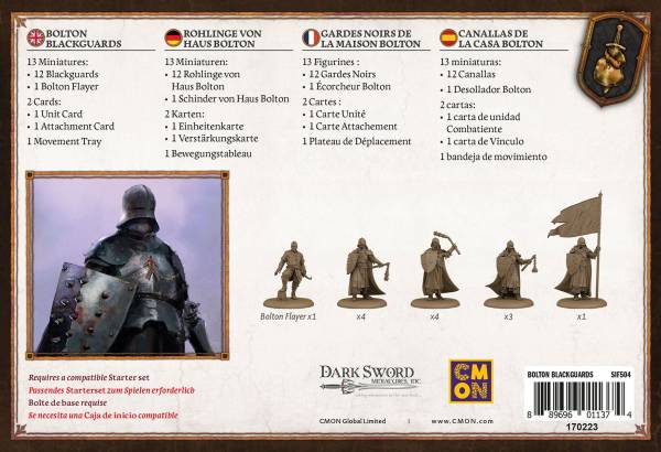 A Song of Ice & Fire - Bolton Blackguards (Rohlinge von Haus Bolton) (Erw.)