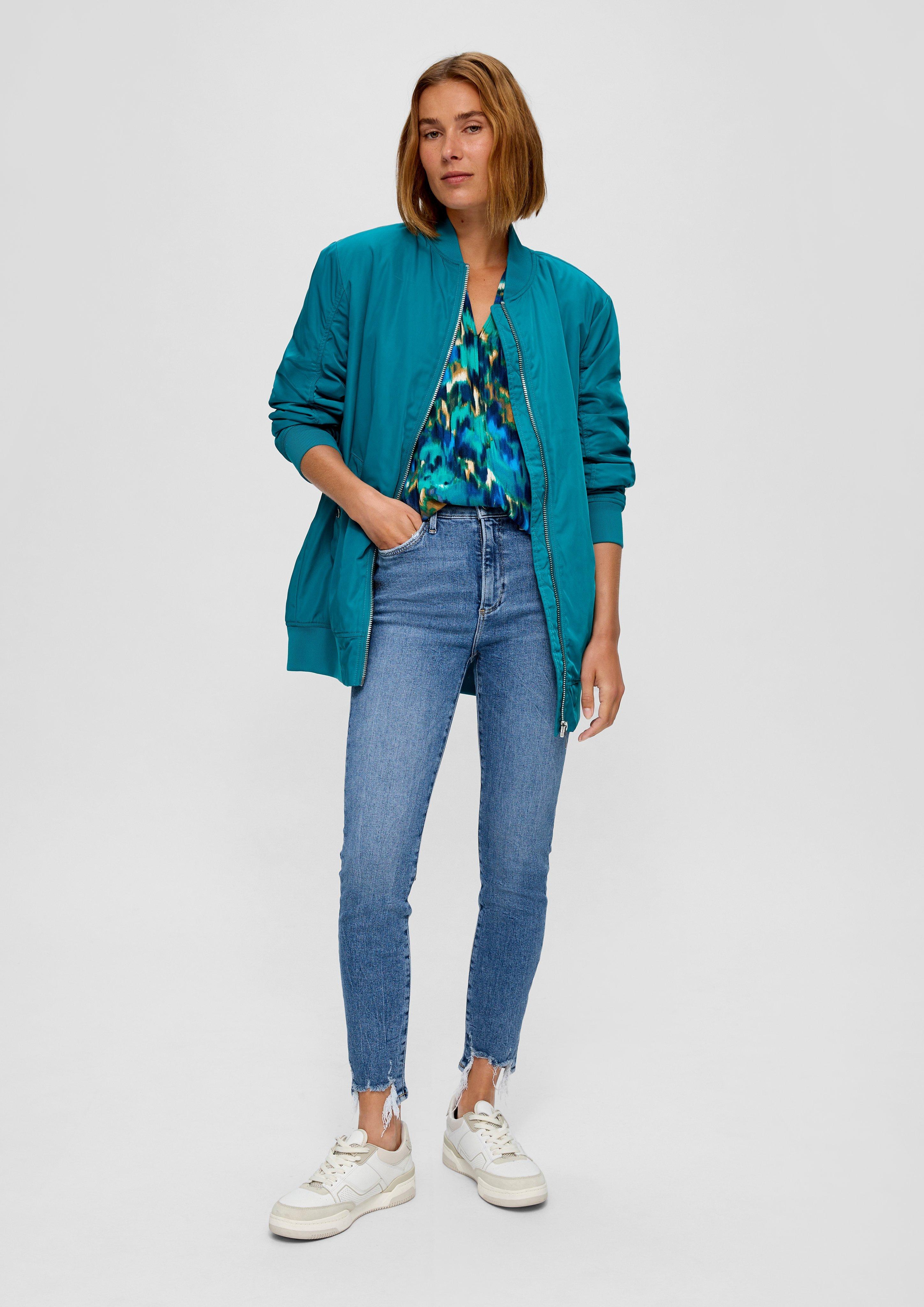Gemusterte Bluse aus Viskose  2135719-59A0