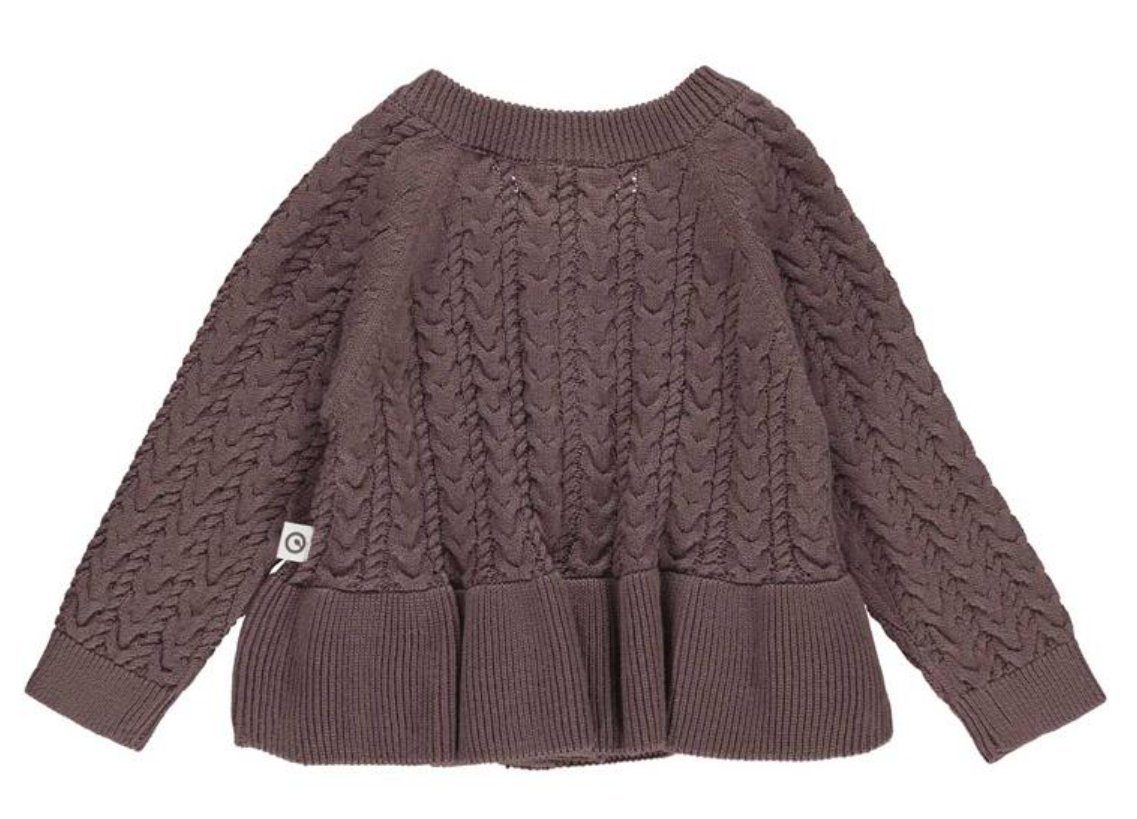 Müsli by GREEN COTTON Strickjacke -Knit frill Cardigan- Baby