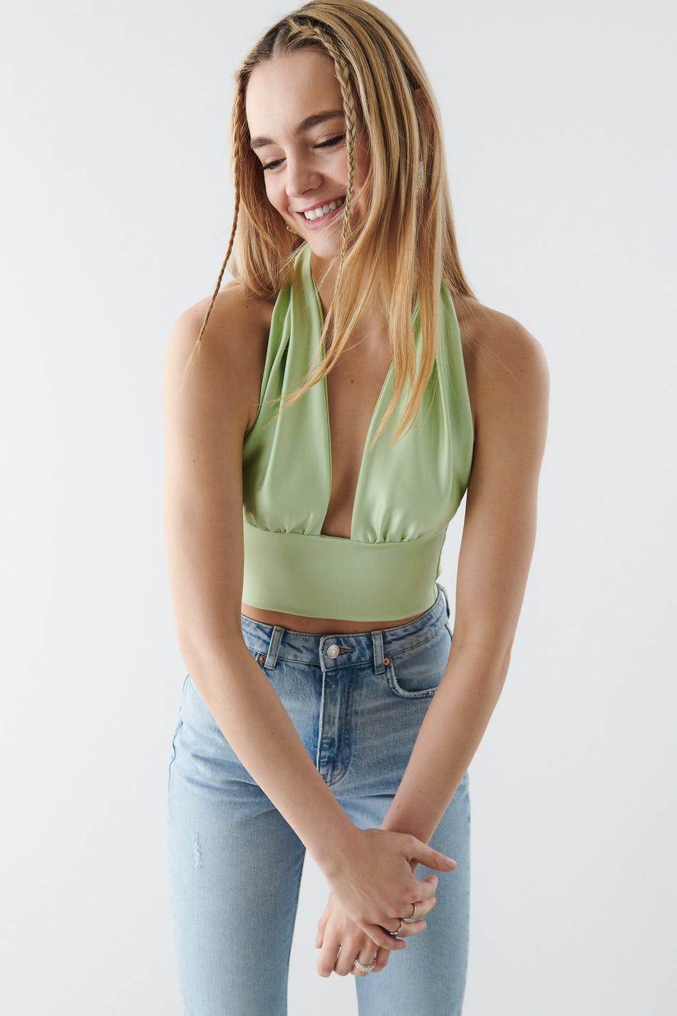 Pia halterneck top