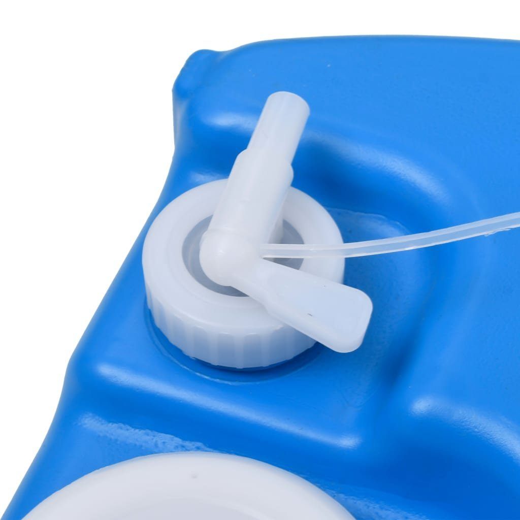 vidaXL Campingtoilette Camping-Wassertank mit Rollen 40 L Blau