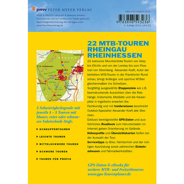 MTB-Touren Rheingau Rheinhessen - Radwanderführer