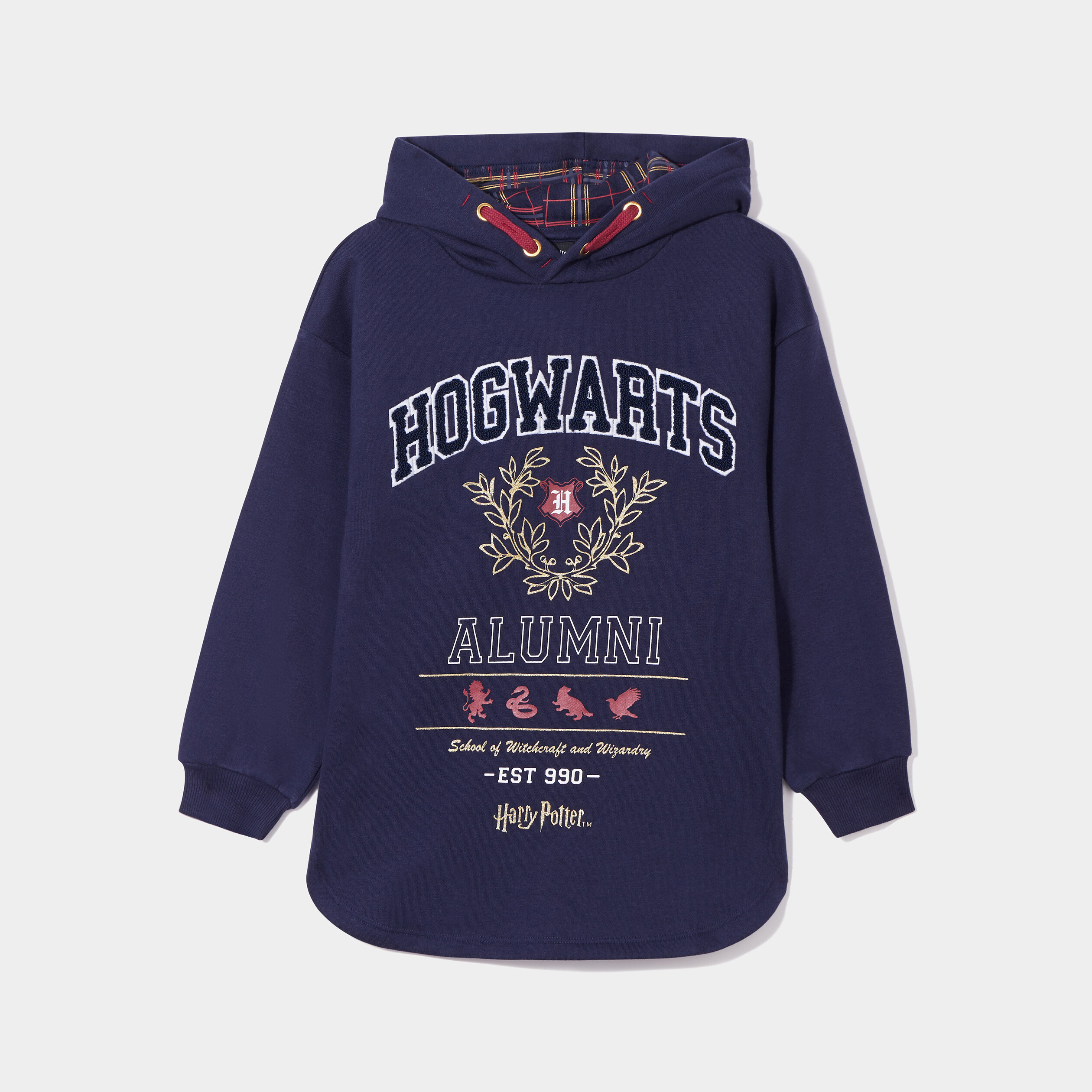 Sweat à capuche hoodie Harry Potter bleu marine fille | La Halle