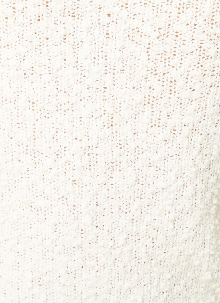 Cardigan gros tricotat din amestec de in