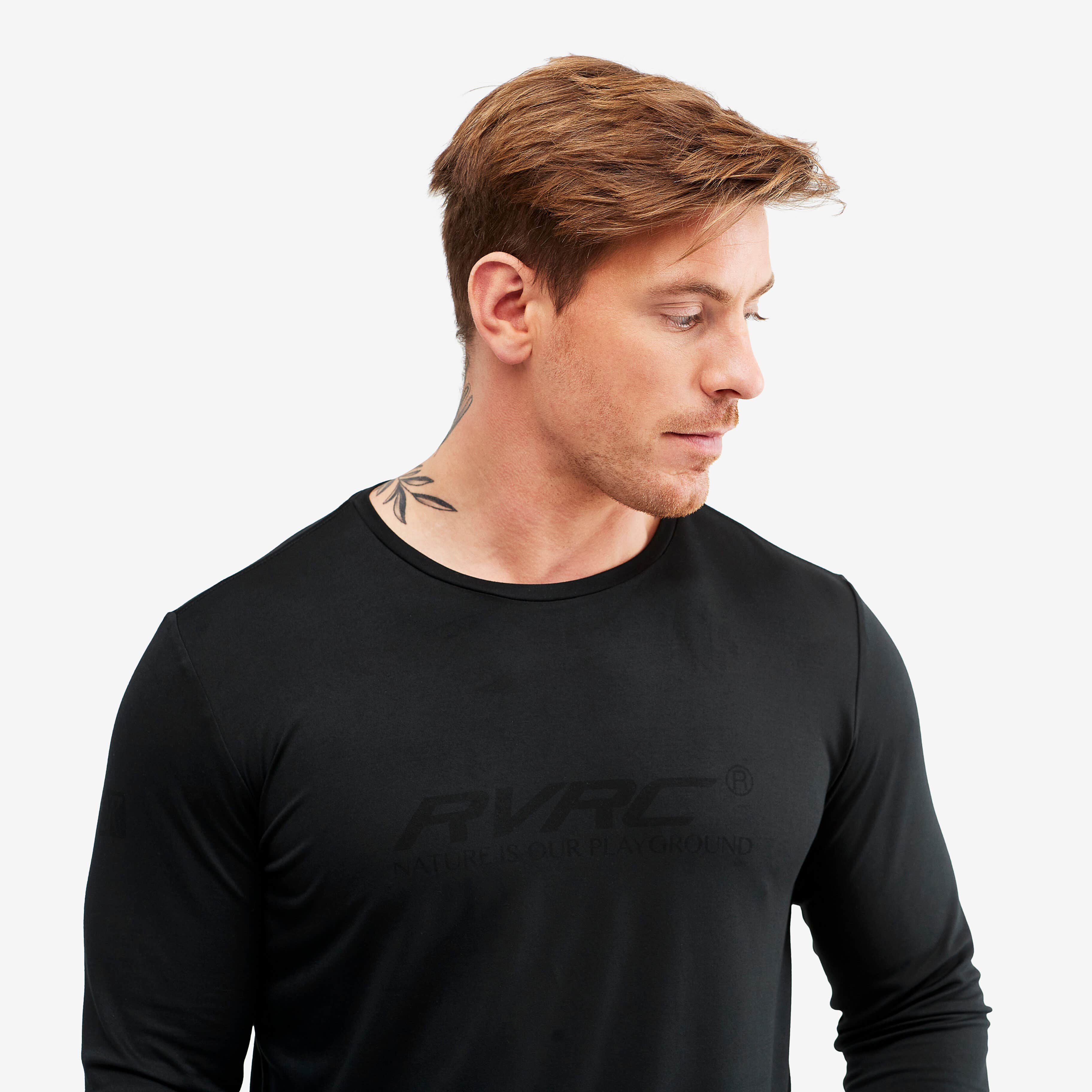 Vagabond Long Sleeve Tee Homme Black