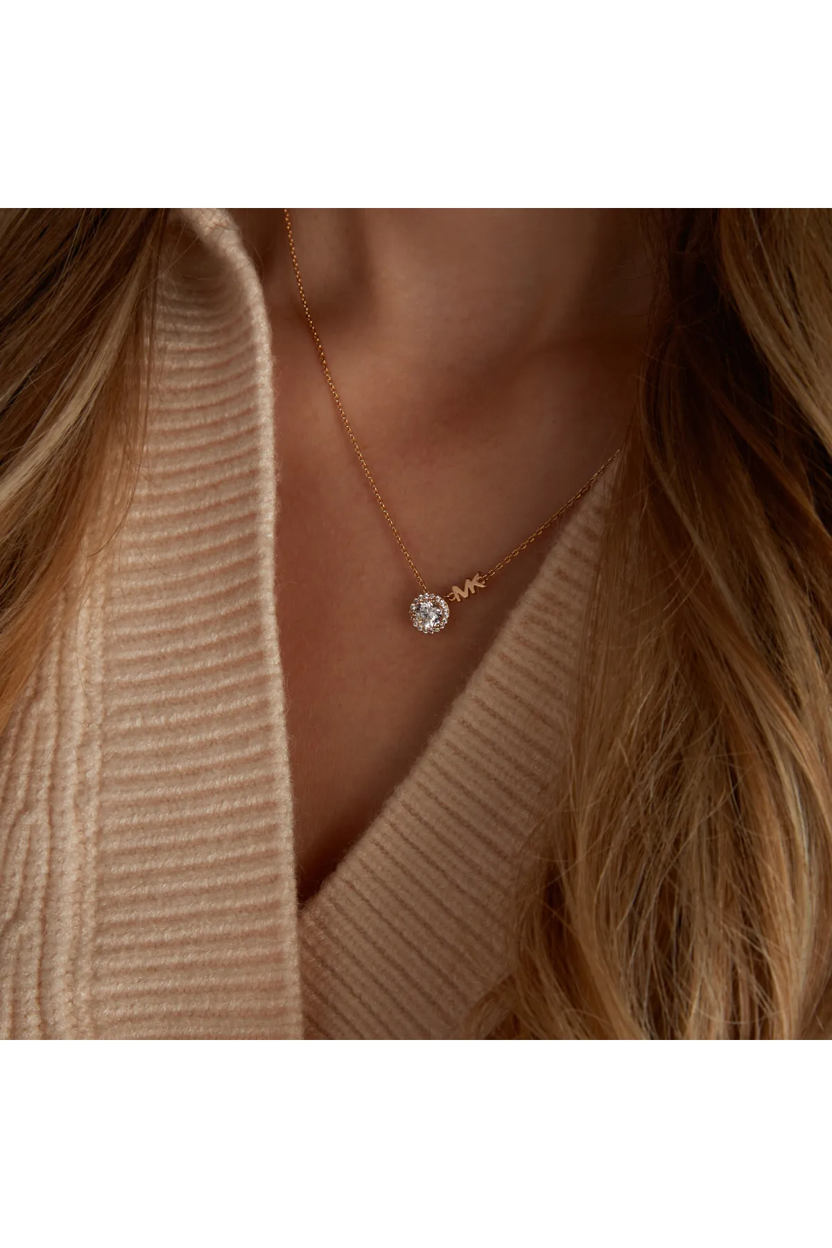 Michael Kors  Michael Kors Premium 925 Sterling Silber Roségouden Collier MKC1208AN791 (Länge: 45,00 cm)