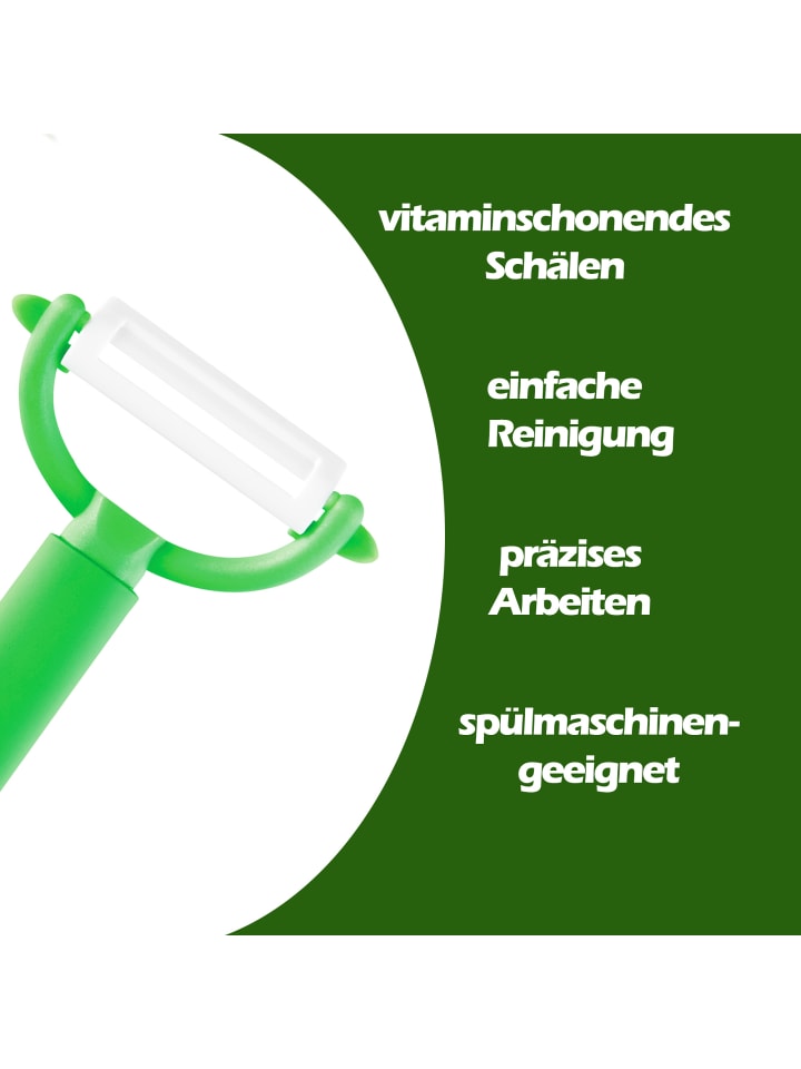 Stoneline Keramik Schäler 13 cm in Grün günstig kaufen 13 cm