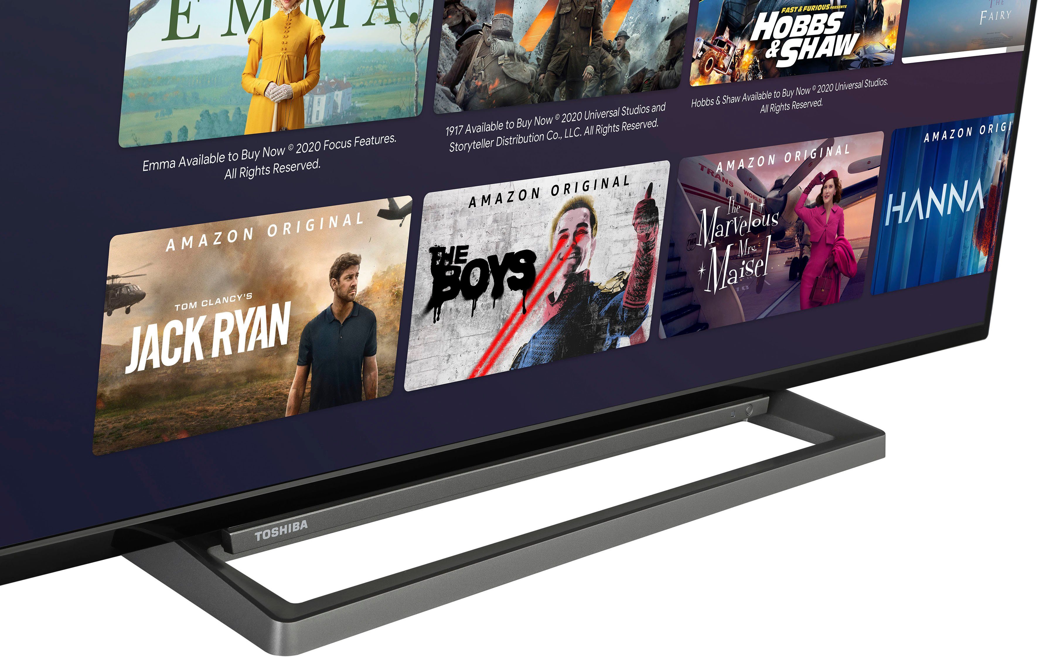 Toshiba 65UA3D63DG LED-Fernseher (164 cm/65 Zoll, 4K Ultra HD, Android TV, Smart-TV)