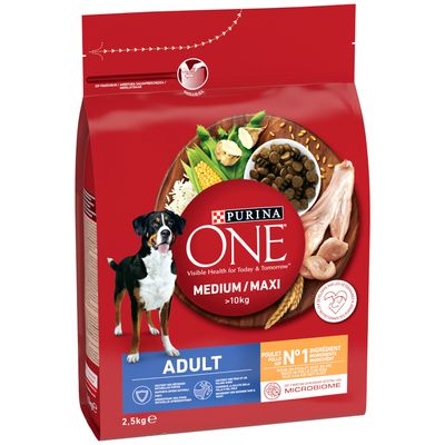 PURINA ONE Medium/Maxi Adult Huhn