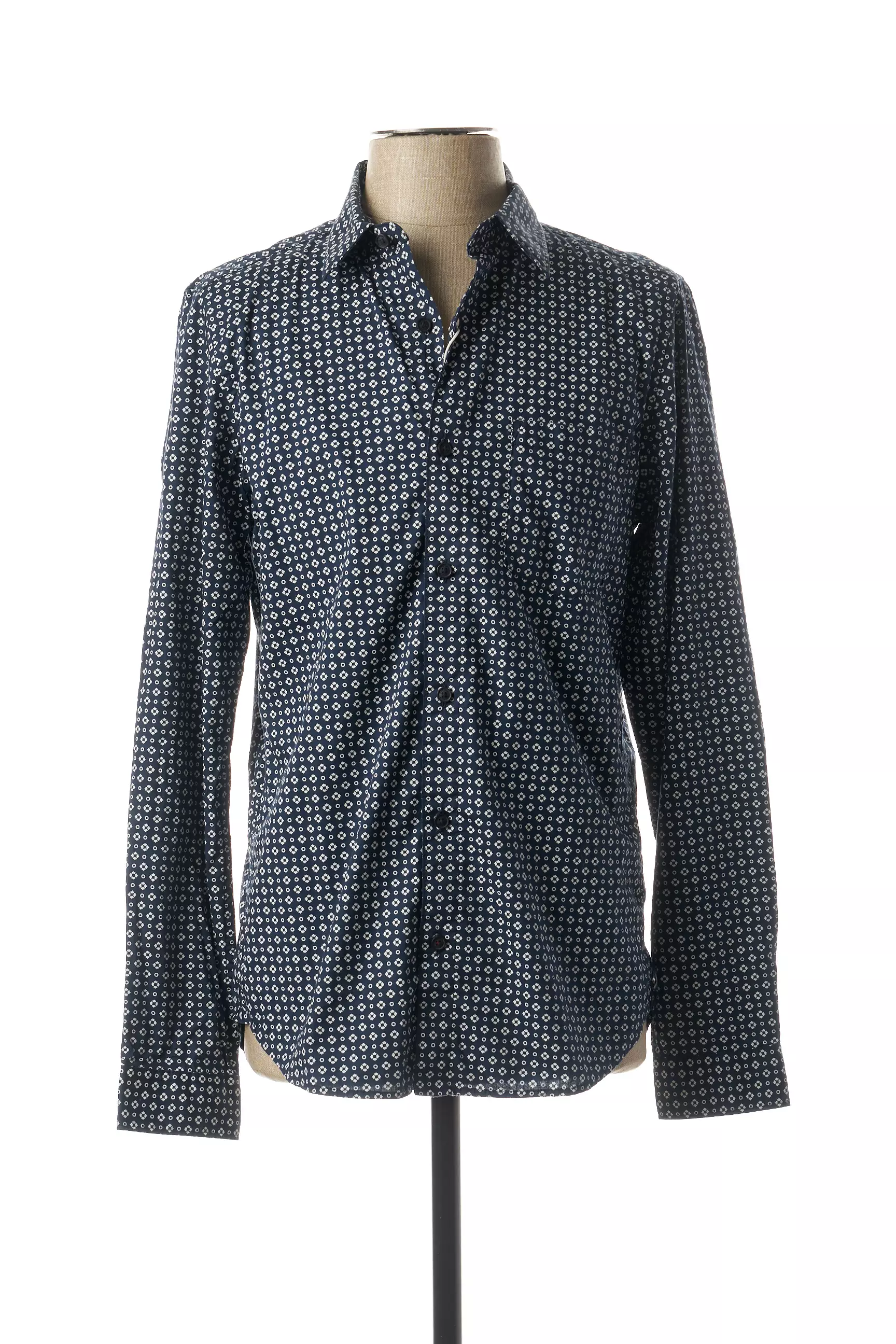 S Oliver Manches Longues Homme couleur bleu