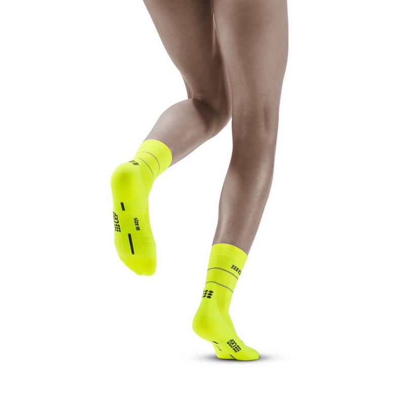 CEP Reflective Mid Cut Socken Damen