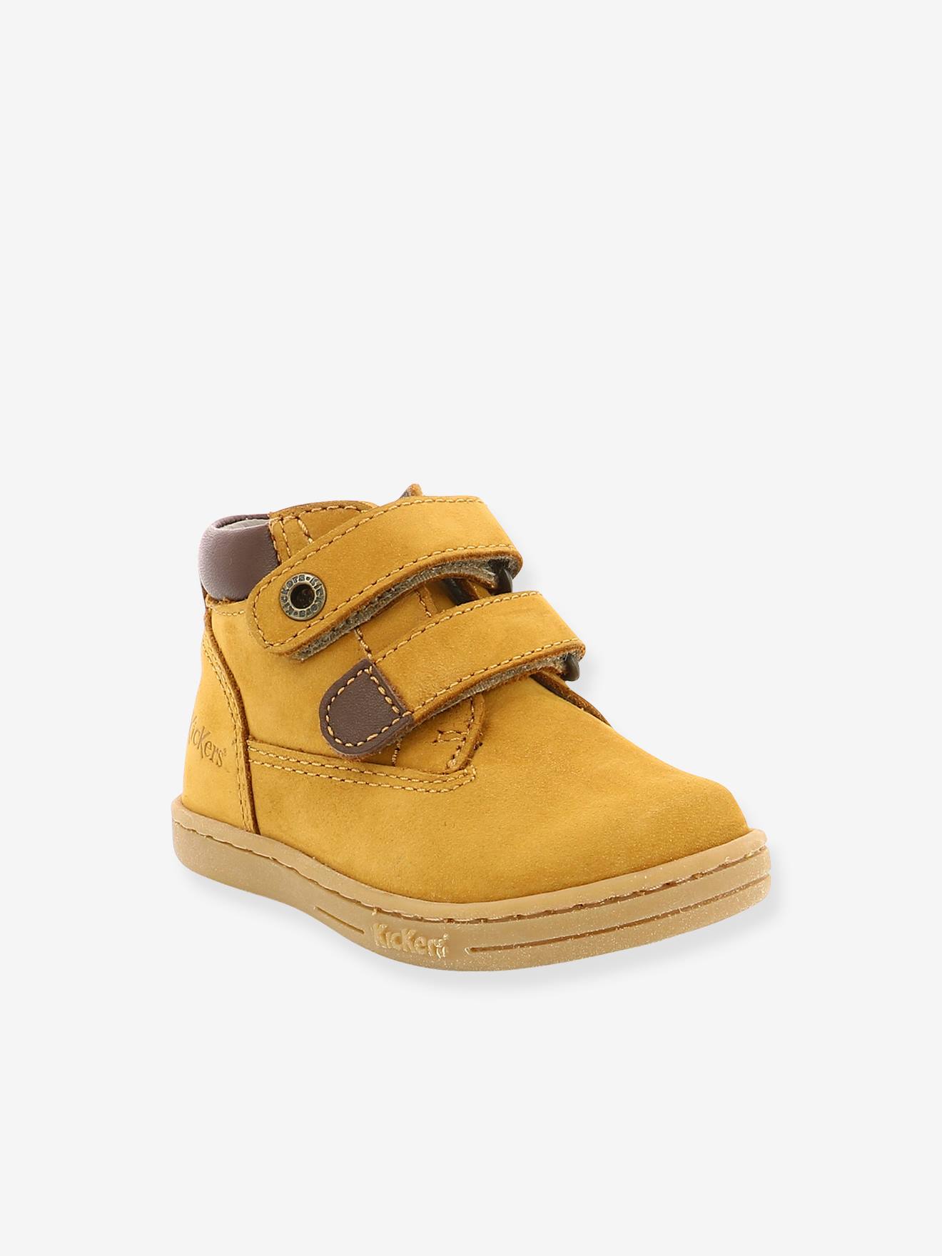 Bottillons bébé garçon Tackeasy KICKERS® kaki