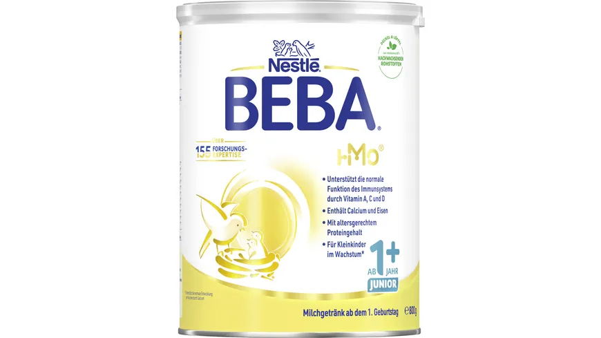 NESTLE BEBA Junior 1 Kindermilch ab dem 1. Geburtstag 800 g