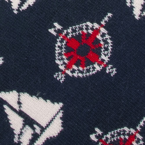 Charles & Vanessa navy blue socks