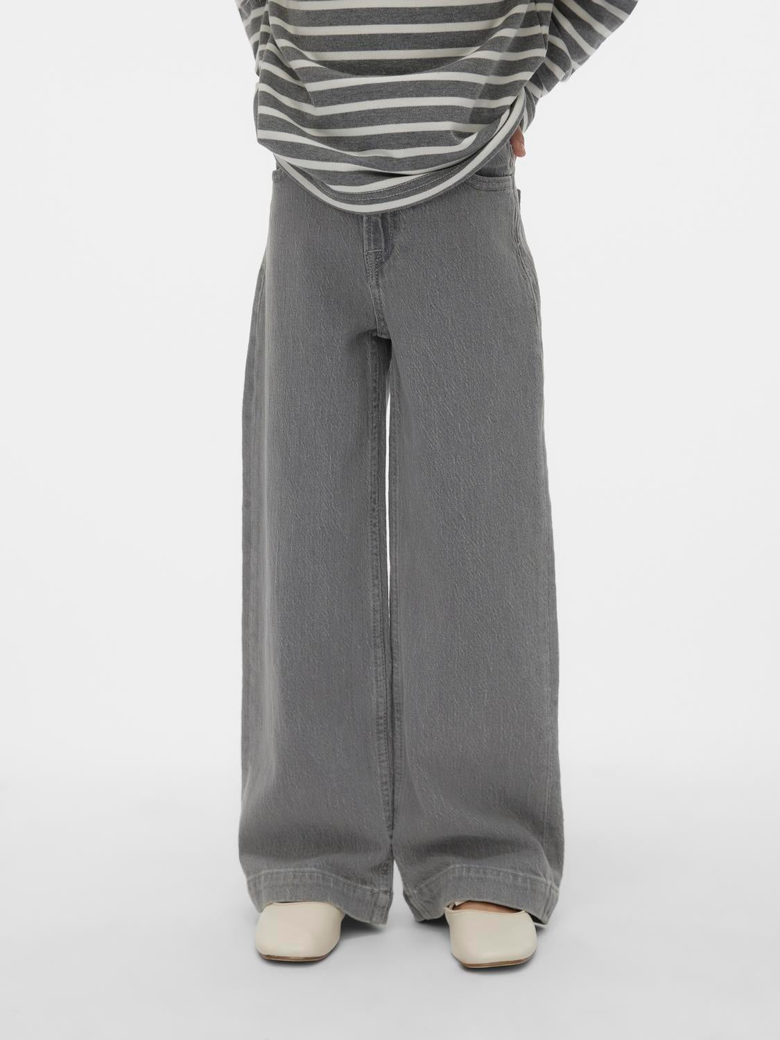 VMKENYA Hohe Taille Weit geschnitten Jeans