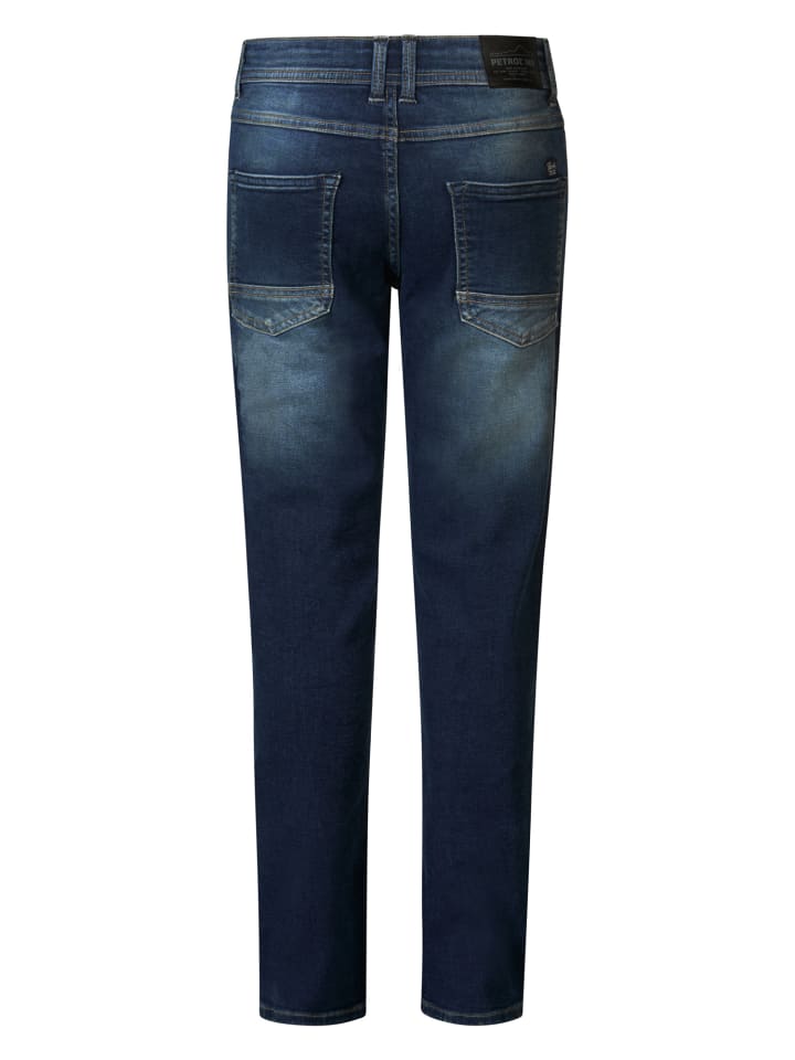 Petrol Industries Starling Straight Fit Denim Siku in Blau günstig kaufen