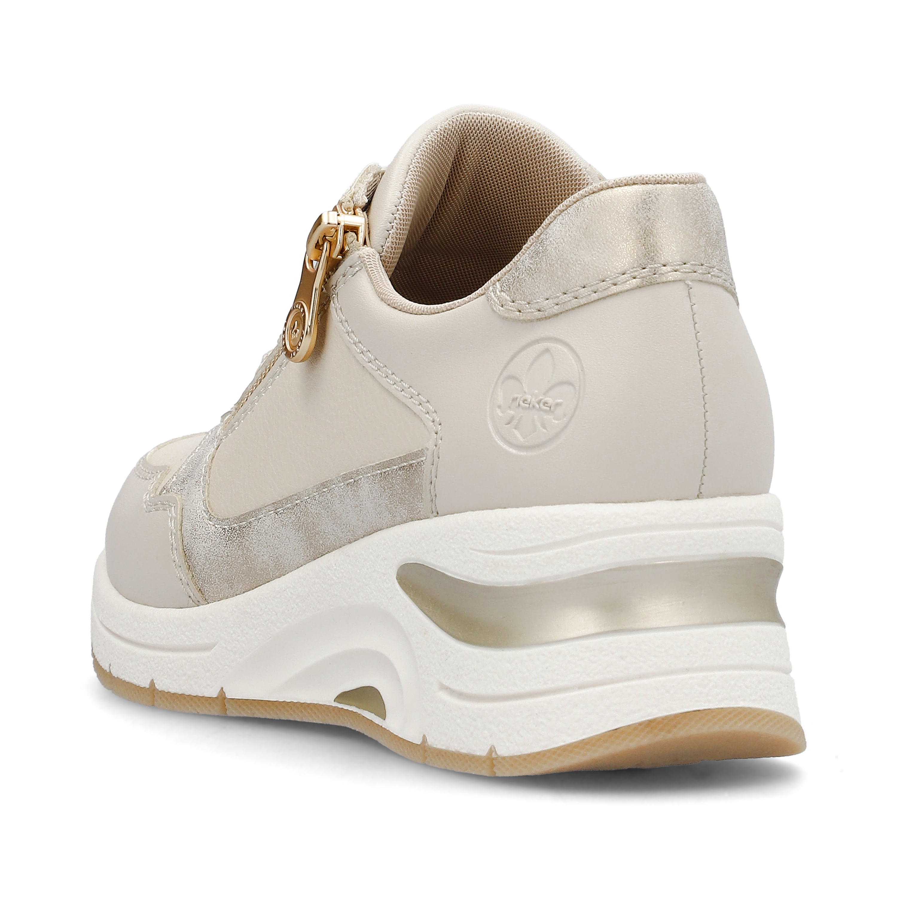 Rieker Damen Sneaker Low hellbeige