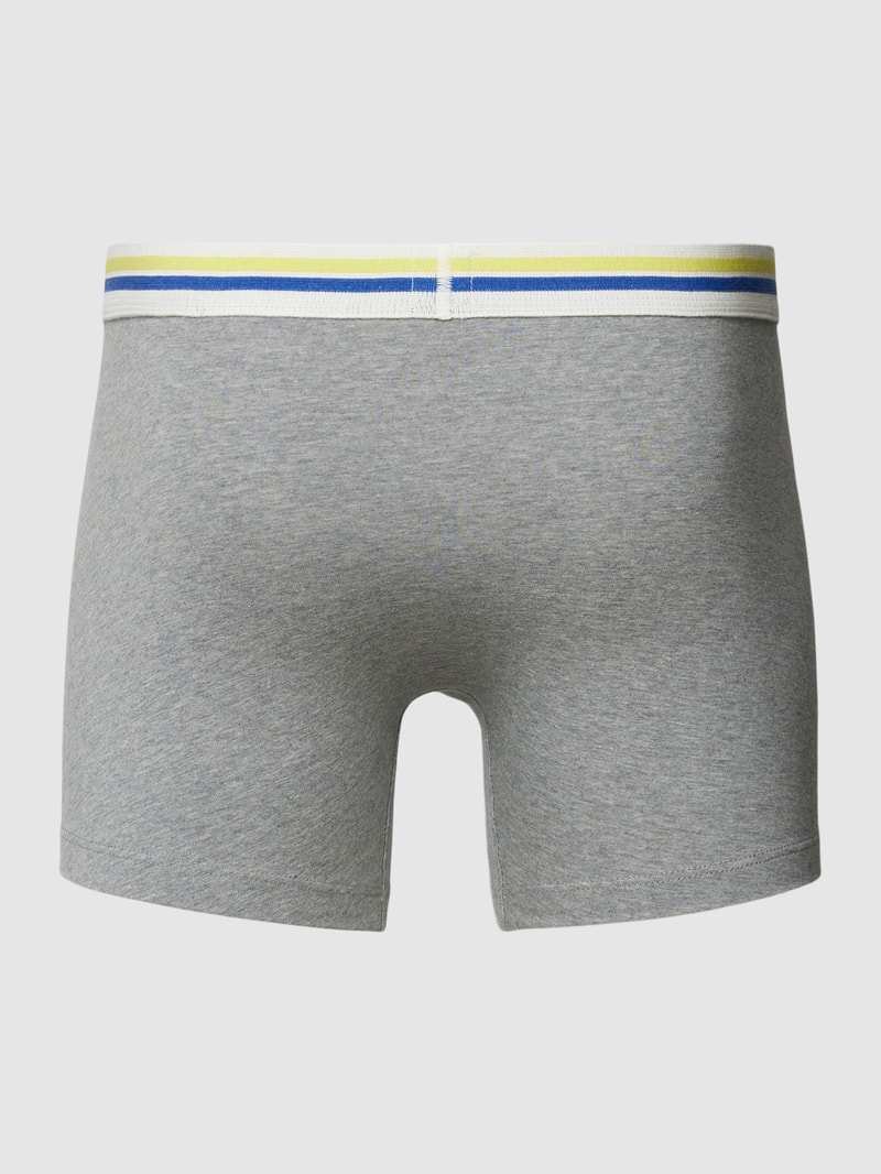 Boxershorts mit Label-Bund im 2er-Pack in marineblau