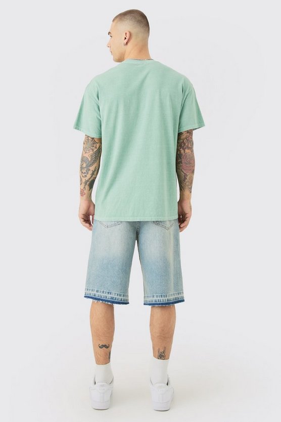 Oversize T-Shirt mit lizenziertem Power Rangers Print