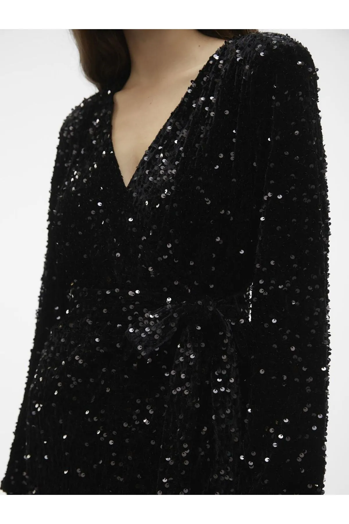 Vero Moda  Party-Kleid VMBELLA LS WRAP SHORT DRESS JRS