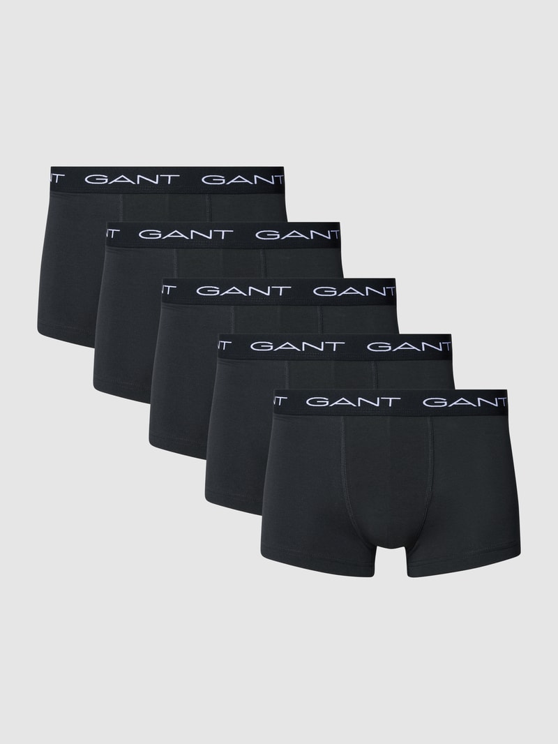 Trunks mit Label-Detail im 5er-Pack in schwarz