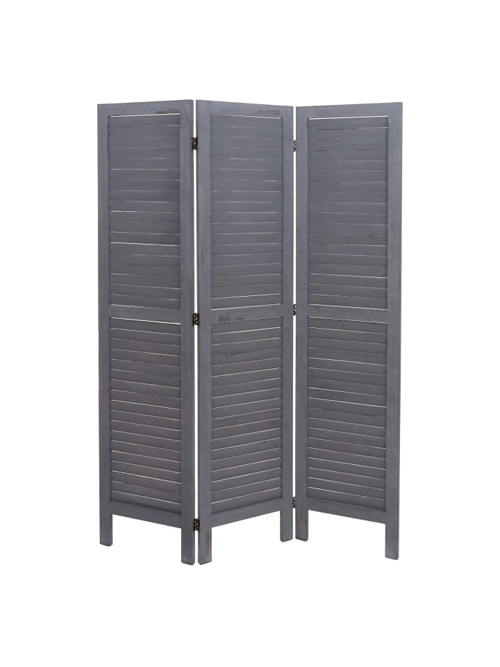 MCW Paravent G30, Shabby-Look, Grau günstig kaufen onesize