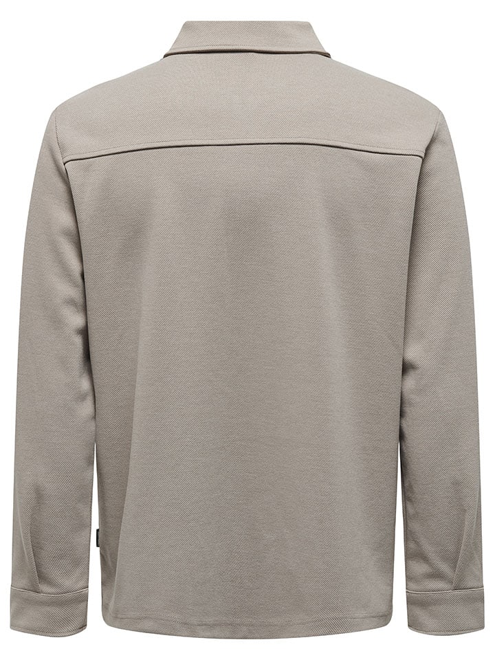 ONLY & SONS Hemd in Grau günstig kaufen