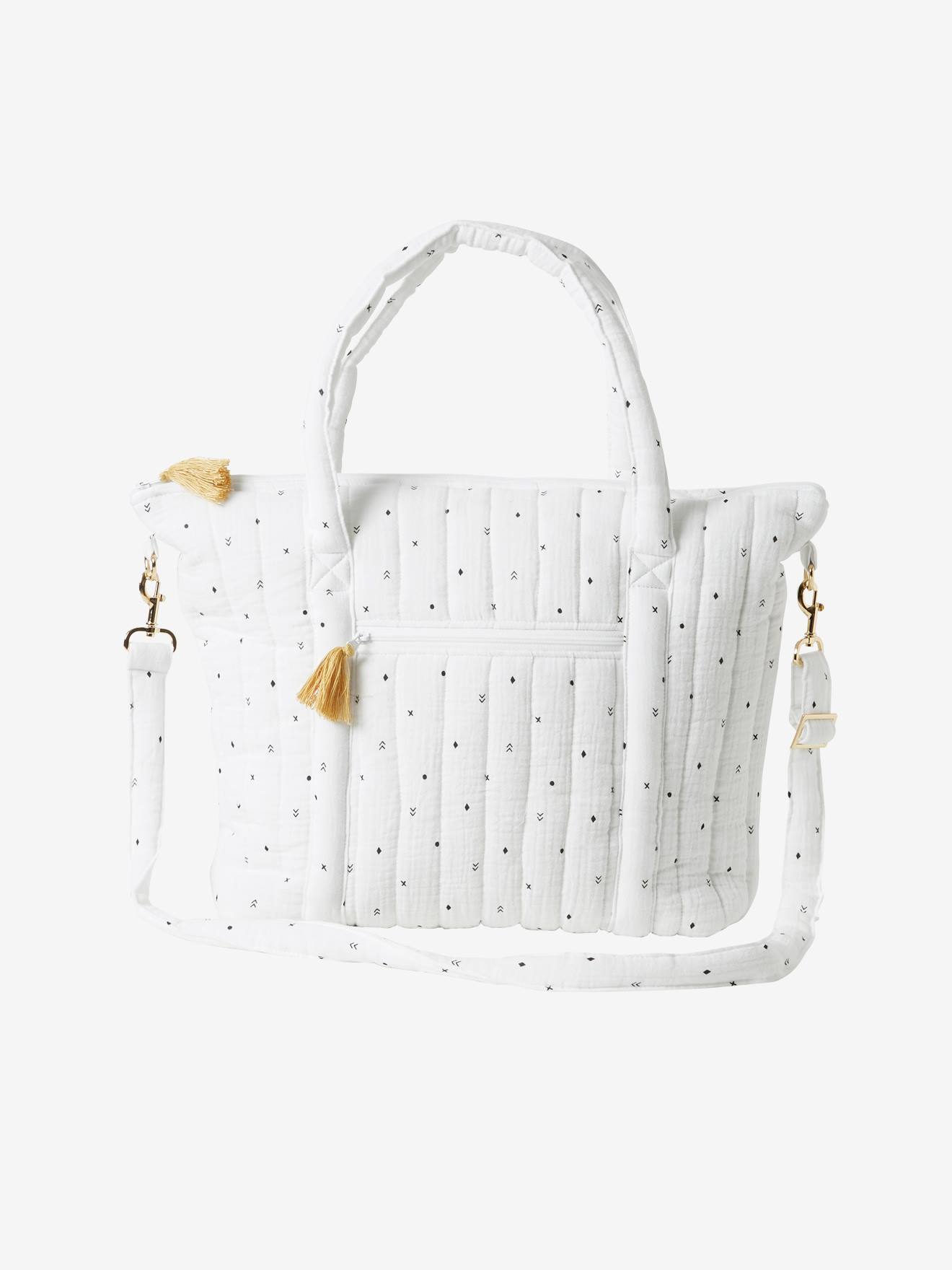Sac à langer en gaze de coton Plume folk