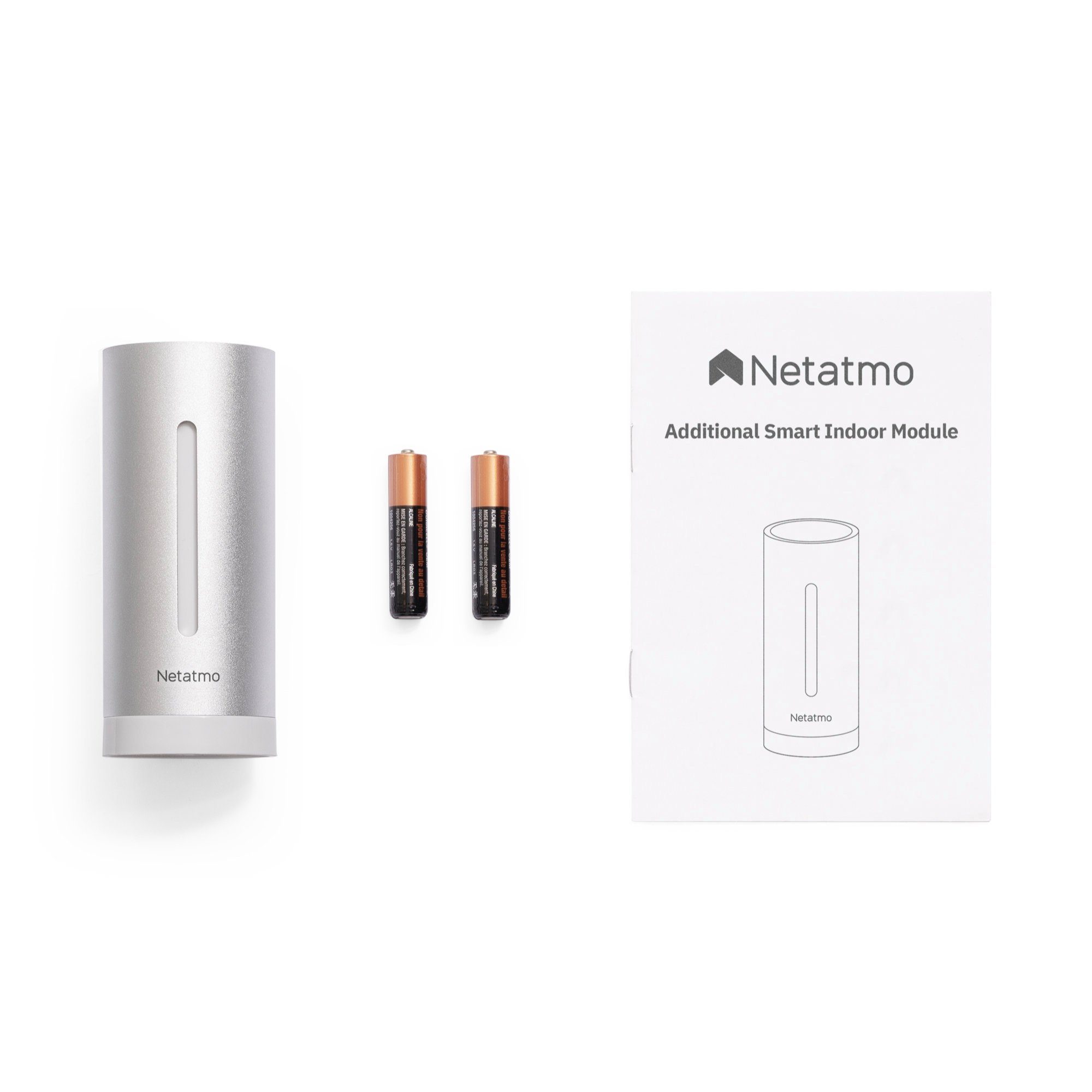 Netatmo CO2 Messgerät, Zusatz Innenmodul für Netatmo Wetterstation, Smart-Home-Steuerelement