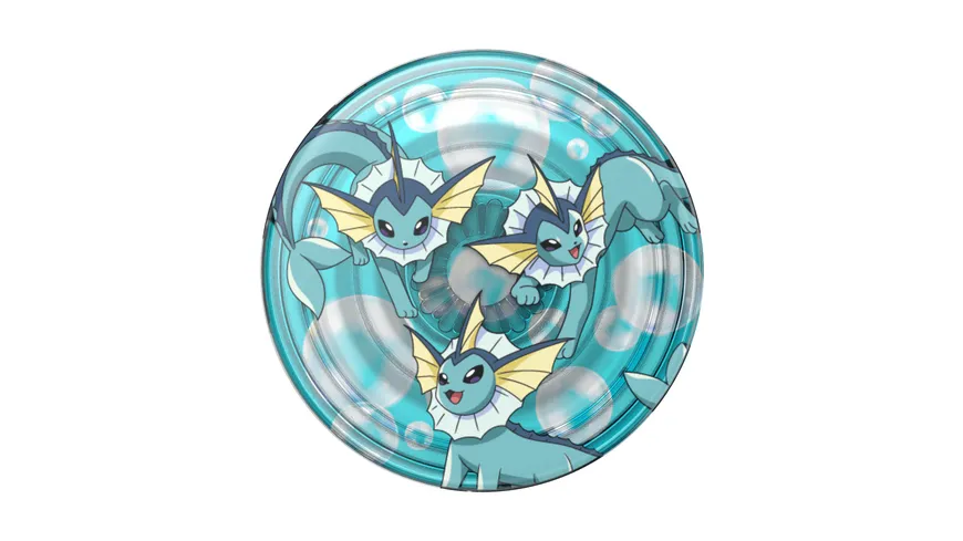 PopGrip - ausziehbarer Handy-Griff Handyhalter - Pokémon Vaporeon Bubbles