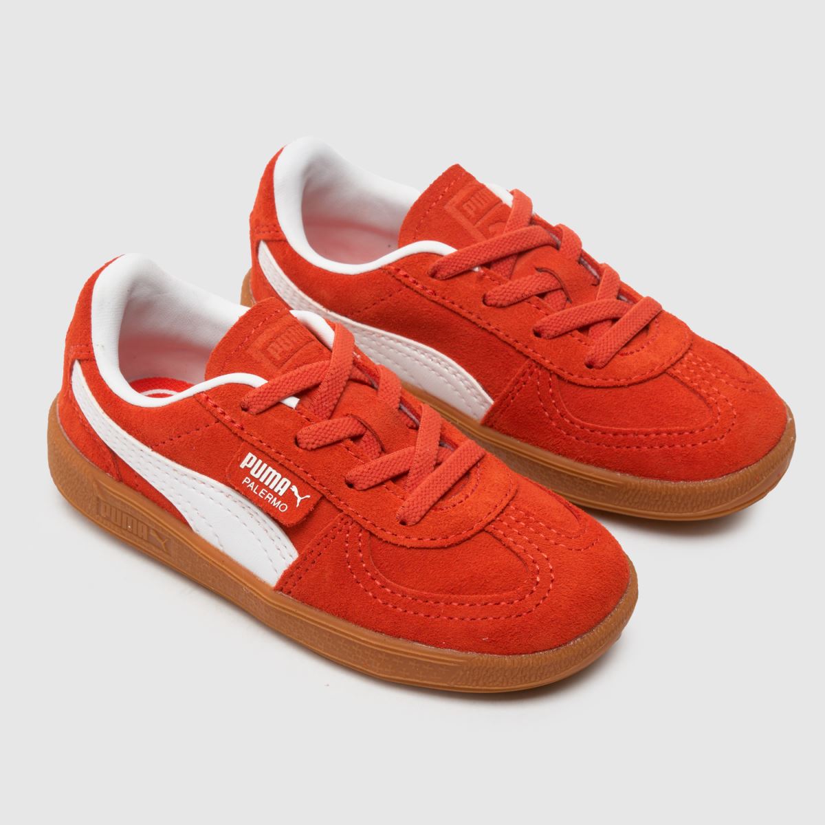 PUMA piros Palermo fiú kisgyermek cipők