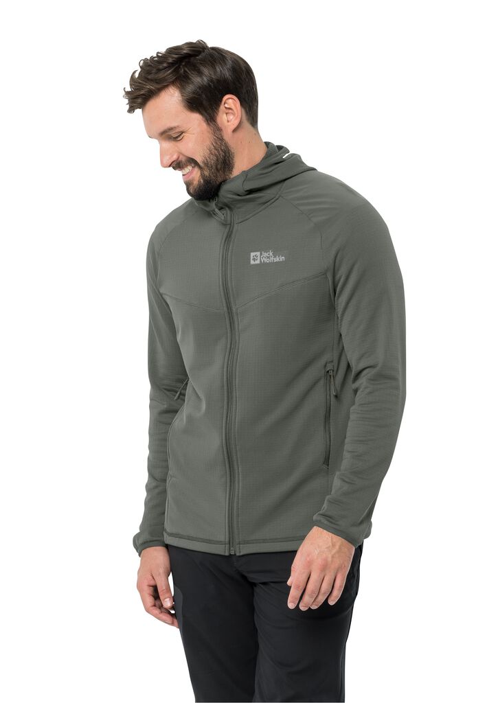 KOLBENBERG HOODED FZ M Fleecejacke Herren