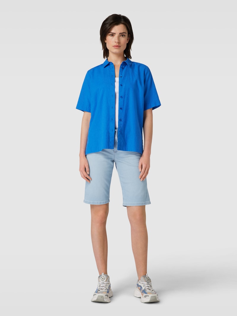 Bermudas in Denim-Optik in hellblau