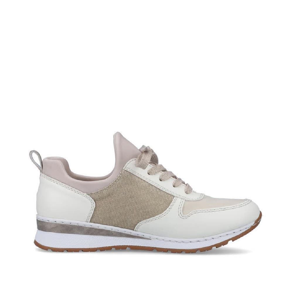 RIEKER Sportliche Slipper beige
