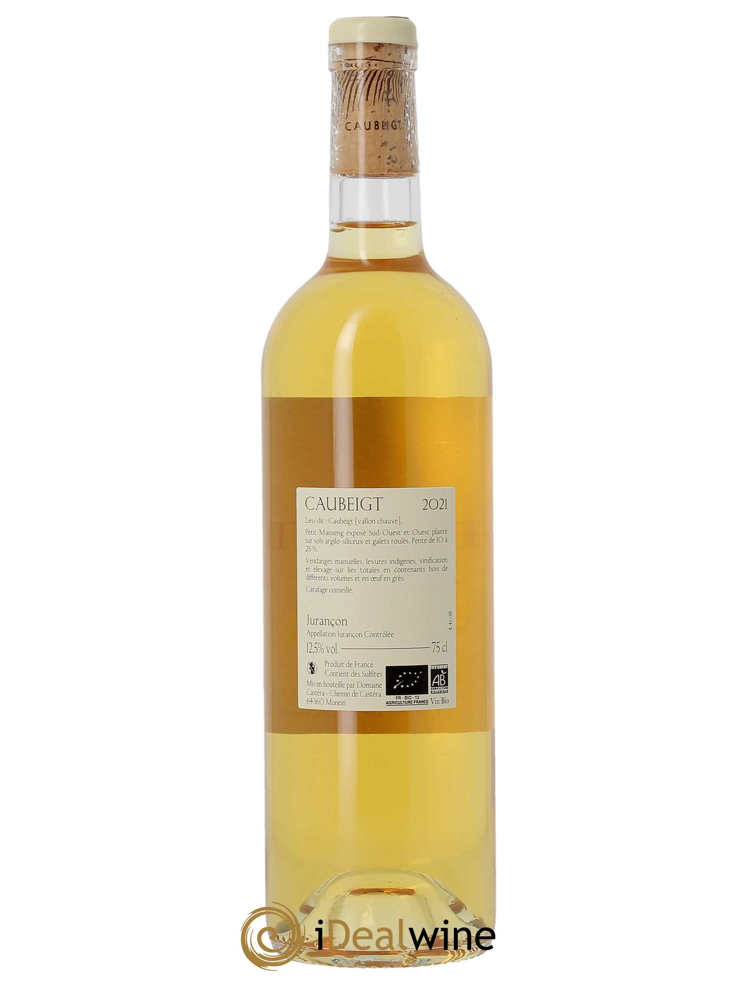 Jurançon Caubeigt Franck Lihour  2021 - Lot de 1 Bouteille