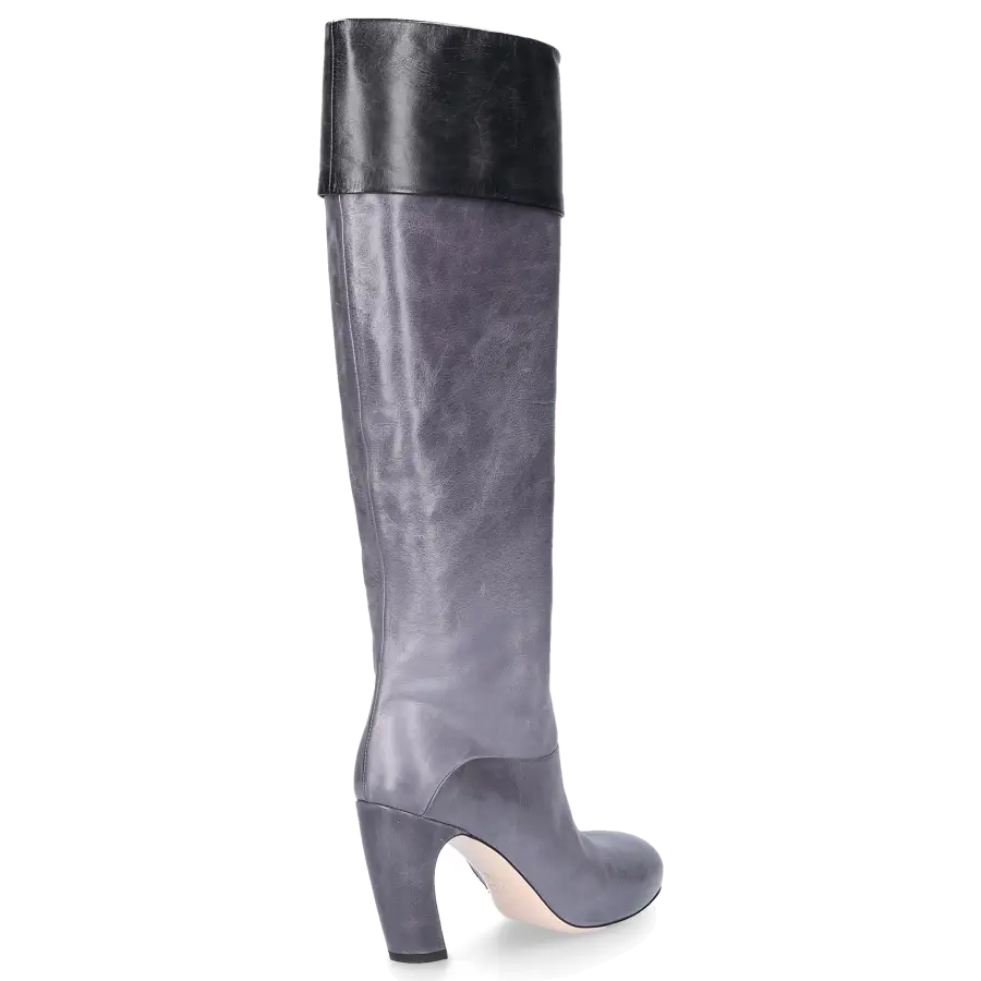 Miu Miu - Stiefel Kalbsleder - grau