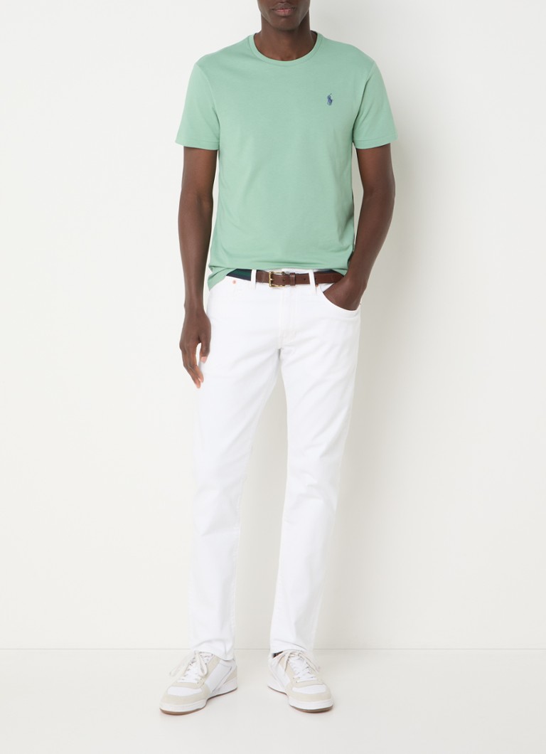 Tricou Ralph Lauren, cu croială slim fit, cu logo brodat.