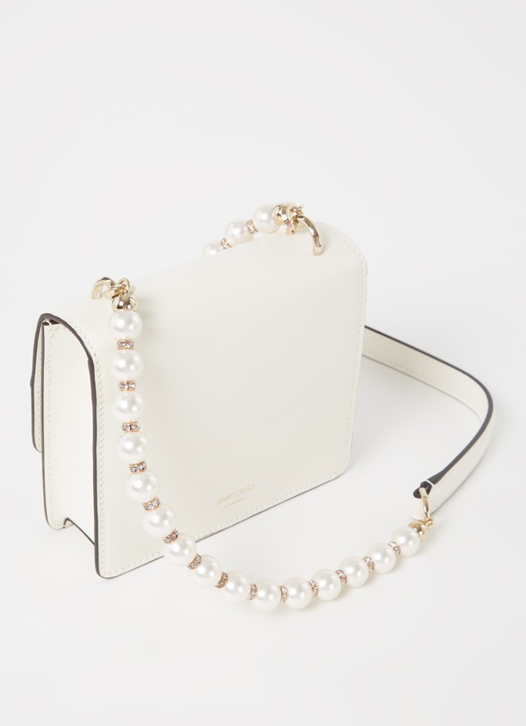 Borsa a tracolla Jimmy Choo Varenne Quad XS in pelle