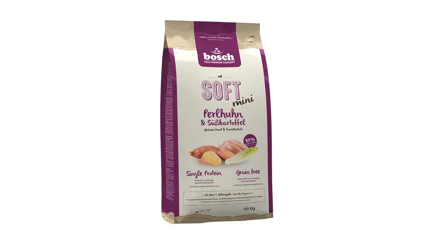 bosch Dog Hundetrockenfutter HPC Soft Mini Perlhuhn & Süßkartoffel 1kg 1 kg