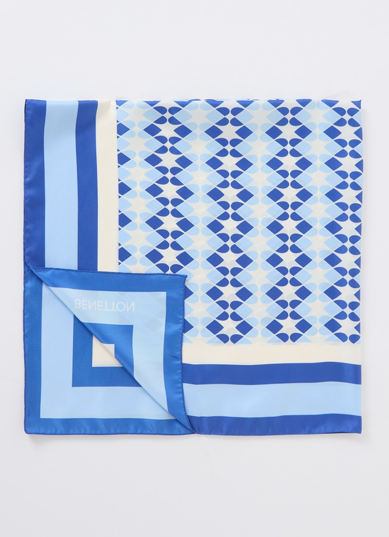 Sciarpa Benetton stampata 90 x 90 cm